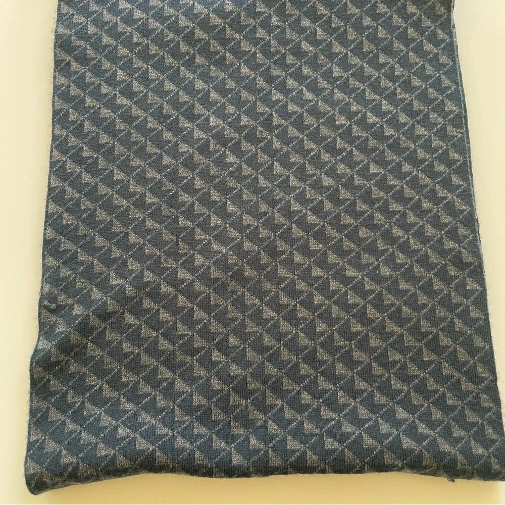 Ted Baker Gray And Blue Scarf